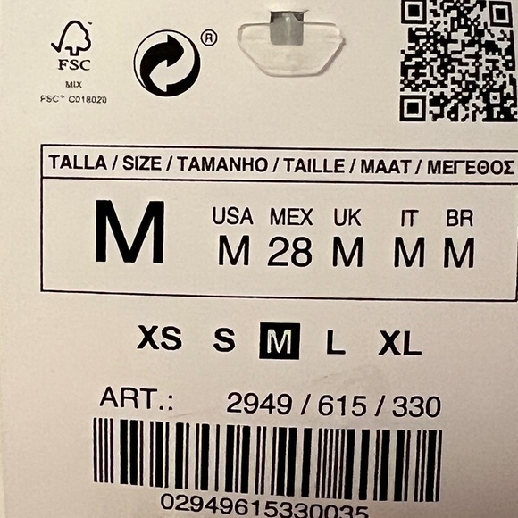 NWT Zara Tweed Blazer size Medium - Picture 4 of 4